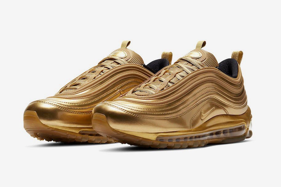 nike 97 air max gold